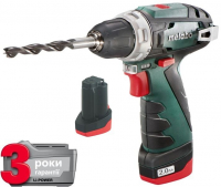 Аккумуляторный шуруповерт Metabo PowerMaxx BS Basic (600080500)