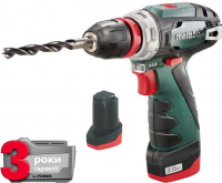 Аккумуляторный шуруповерт Metabo PowerMaxx BS Quick (600156500)