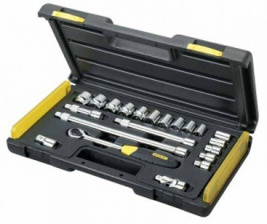 Набір головок торцевих 3/8 MicroTough з двадцять одного предмета STANLEY 2-85-583