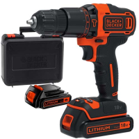 Аккумуляторная ударная дрель-шуруповёрт Black&Decker BDCHD18KB